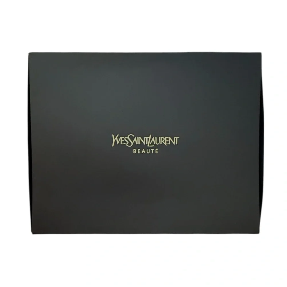 YVES SAINT LAURENT NIB Black 2 Piece Towel Set - Picture 2 of 5